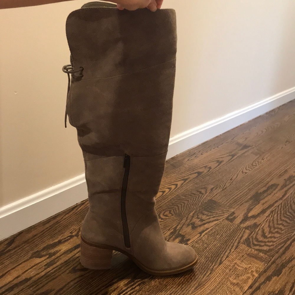 Lucky brand suede over the knee boots
